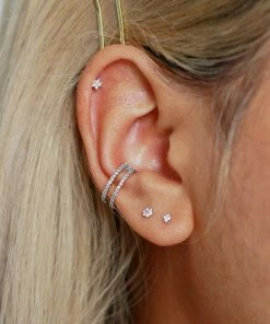 Astridandmiyu Wishbone Ear Cuff In Silver 8 Astridandmiyu Wishbone Ear Cuff In Silver