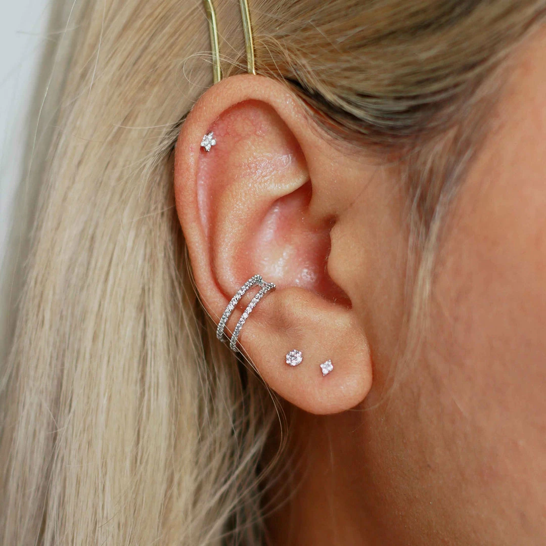 Astridandmiyu Wishbone Ear Cuff In Silver 5 Astridandmiyu Wishbone Ear Cuff In Silver