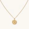 Astrid & Miyu Best Sellers Taurus Zodiac Pendant Necklace In Gold 1 Astrid & Miyu Best Sellers Taurus Zodiac Pendant Necklace In Gold