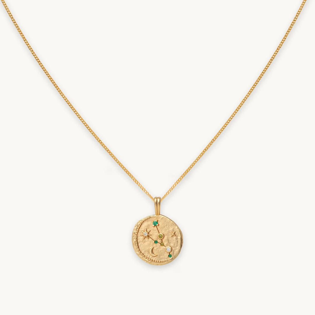 Astrid & Miyu Best Sellers Taurus Zodiac Pendant Necklace In Gold 3 Astrid & Miyu Best Sellers Taurus Zodiac Pendant Necklace In Gold