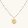 Astrid & Miyu Virgo Zodiac Pendant Necklace In Gold Zodiac Necklaces 2 Astrid & Miyu Virgo Zodiac Pendant Necklace In Gold Zodiac Necklaces