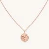 Astrid & Miyu Capricorn Zodiac Pendant Necklace In Rose Gold 2 Astrid & Miyu Capricorn Zodiac Pendant Necklace In Rose Gold