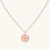 Astrid & Miyu Necklaces Taurus Zodiac Pendant Necklace In Rose Gold