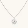 Astrid & Miyu Aries Zodiac Pendant Necklace In Silver