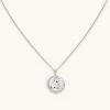 Astrid & Miyu Pisces Zodiac Pendant Necklace In Silver Zodiac Necklaces 1 Astrid & Miyu Pisces Zodiac Pendant Necklace In Silver Zodiac Necklaces