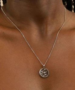 Astrid & Miyu Aquarius Zodiac Pendant Necklace In Silver Zodiac Necklaces 15 Astrid & Miyu Aquarius Zodiac Pendant Necklace In Silver Zodiac Necklaces