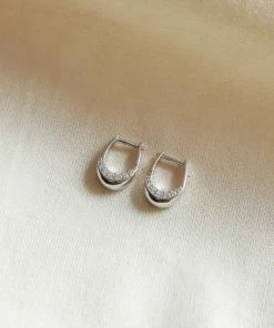 Astrid & Miyu Ara Hoops In Silver