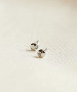 Astrid & Miyu Sale Ara Stud Earrings In Silver