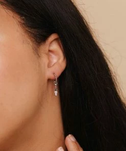 Astridandmiyu Star & Stones Earring Charm In Silver 10 Astridandmiyu Star & Stones Earring Charm In Silver