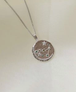 Astrid & Miyu Zodiac Necklaces Capricorn Zodiac Pendant Necklace In Silver 11 Astrid & Miyu Zodiac Necklaces Capricorn Zodiac Pendant Necklace In Silver