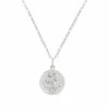 Astridandmiyu Boyfriend Medallion Necklace In Silver Sale 1 Astridandmiyu Boyfriend Medallion Necklace In Silver Sale