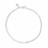Astridandmiyu Double Chain Bracelet In Silver Bracelets