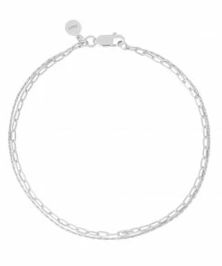 Astridandmiyu Double Chain Bracelet In Silver Bracelets