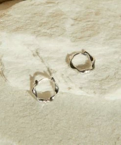 Astridandmiyu Elemental Huggies In Silver Best Sellers