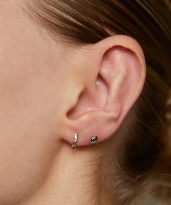 Astridandmiyu Elemental Huggies In Silver Best Sellers