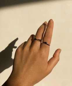 Astridandmiyu Molten Ring In Silver Sale