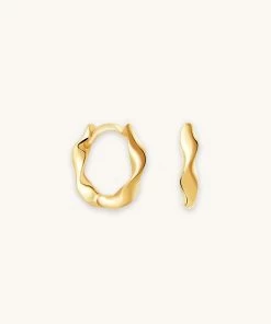 Astridandmiyu Elemental Huggies In Gold Best Sellers