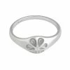Astridandmiyu Flora Signet Ring In Silver Sale 1 Astridandmiyu Flora Signet Ring In Silver Sale