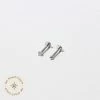 Astrid & Miyu Diamond Piercing Stacking Set In Solid White Gold Earrings