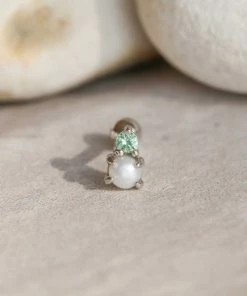 Astridandmiyu Sale Gleam Barbell In Silver