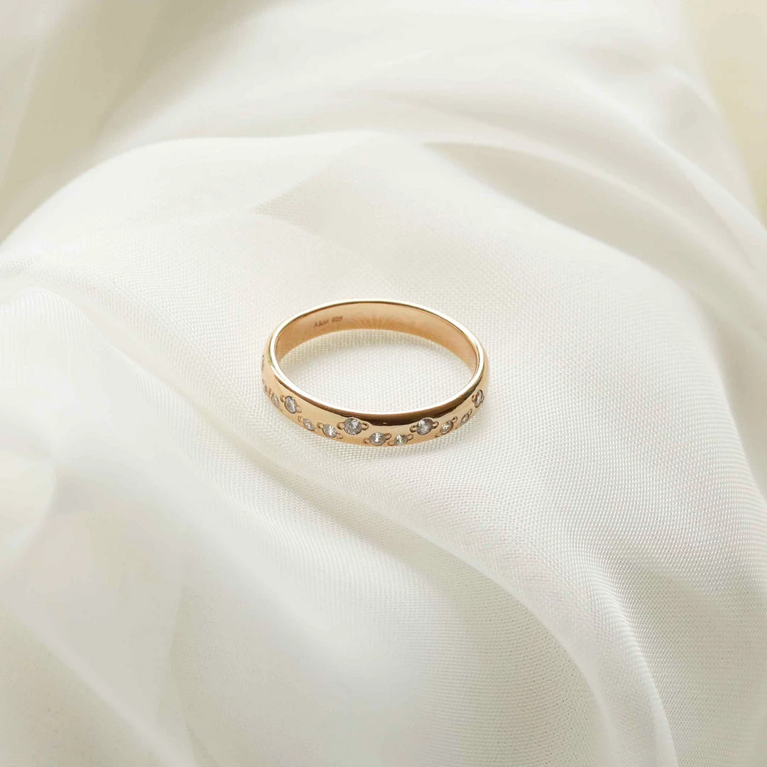 Astrid & Miyu Gleam Ring In Gold Sale 5 Astrid & Miyu Gleam Ring In Gold Sale