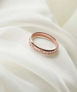 Astrid & Miyu Sale Gleam Ring In Rose Gold