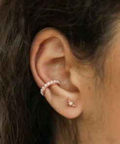 Astridandmiyu Illume Curved Barbell In Rose Gold Sale