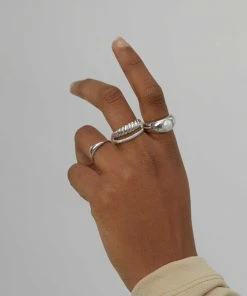 Astridandmiyu Molten Ring In Silver Sale