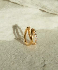 Astridandmiyu Best Sellers Illusion Crystal Ear Cuff In Gold 10 Astridandmiyu Best Sellers Illusion Crystal Ear Cuff In Gold