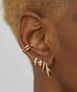 Astridandmiyu Illusion Crystal Hoops In Gold 10 Astridandmiyu Illusion Crystal Hoops In Gold