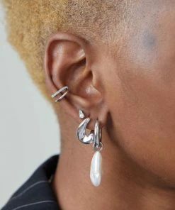 Astridandmiyu Sale Gleam Barbell In Silver