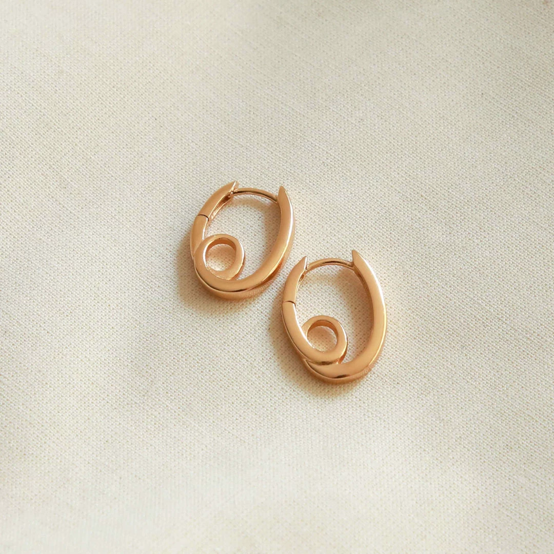 Astrid & Miyu Infinite Hoops In Gold Sale 5 Astrid & Miyu Infinite Hoops In Gold Sale