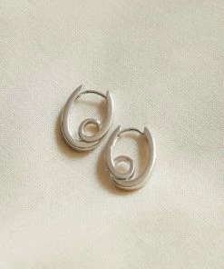 Astrid & Miyu Sale Infinite Hoops In Silver 8 Astrid & Miyu Sale Infinite Hoops In Silver