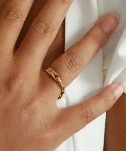 Astrid & Miyu Sale Infinite Ring In Gold
