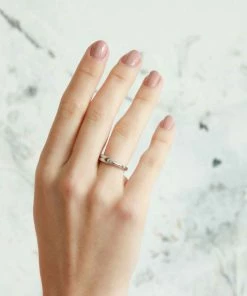 Astrid & Miyu Infinite Ring In Silver 10 Astrid & Miyu Infinite Ring In Silver