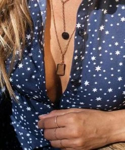 Astridandmiyu Sale Basic 2.0 Large ID Necklace In Rose Gold