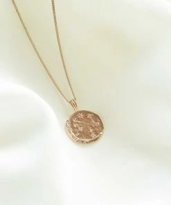 Astrid & Miyu Libra Zodiac Pendant Necklace In Gold Zodiac Necklaces 13 Astrid & Miyu Libra Zodiac Pendant Necklace In Gold Zodiac Necklaces