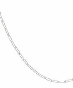 Astrid & Miyu Long Link Chain Necklace In Silver