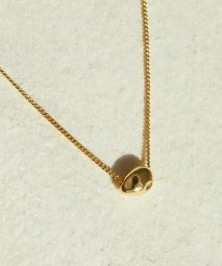 Astridandmiyu Molten Pendant Necklace In Gold Sale