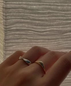 Astridandmiyu Molten Ring In Gold Sale