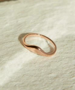 Astridandmiyu Sale Molten Ring In Rose Gold
