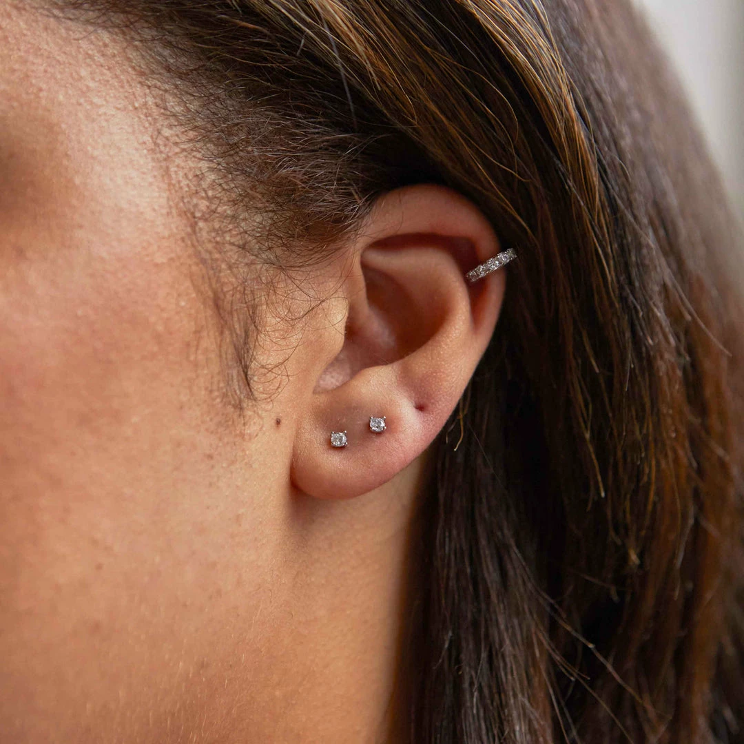 Astridandmiyu Crystal Stud Earrings In Silver 4 Astridandmiyu Crystal Stud Earrings In Silver