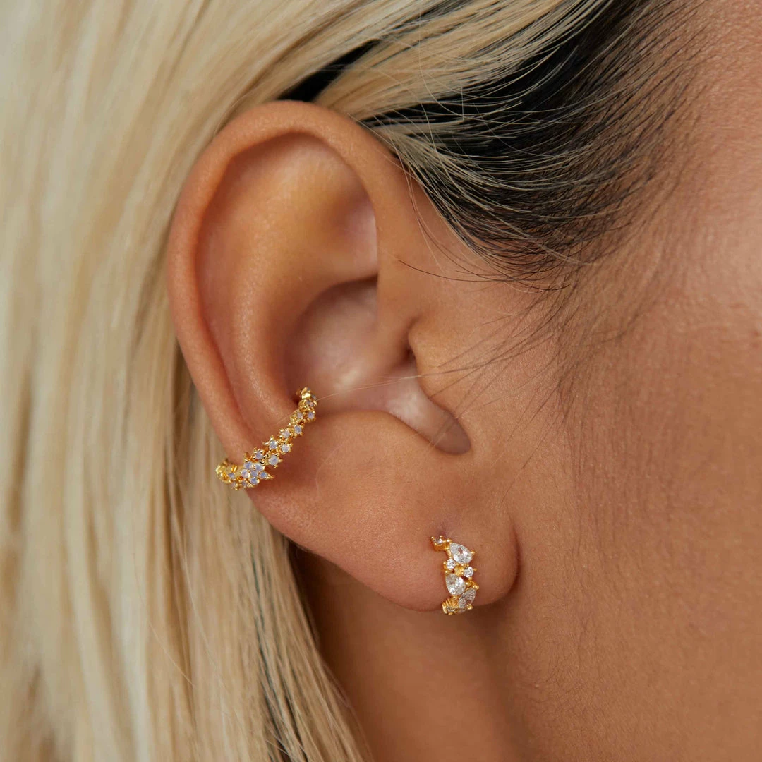 Astridandmiyu Sale Mystic Star Ear Cuff In Gold 4 Astridandmiyu Sale Mystic Star Ear Cuff In Gold