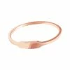 Astridandmiyu Boyfriend Signet Ring In Rose Gold