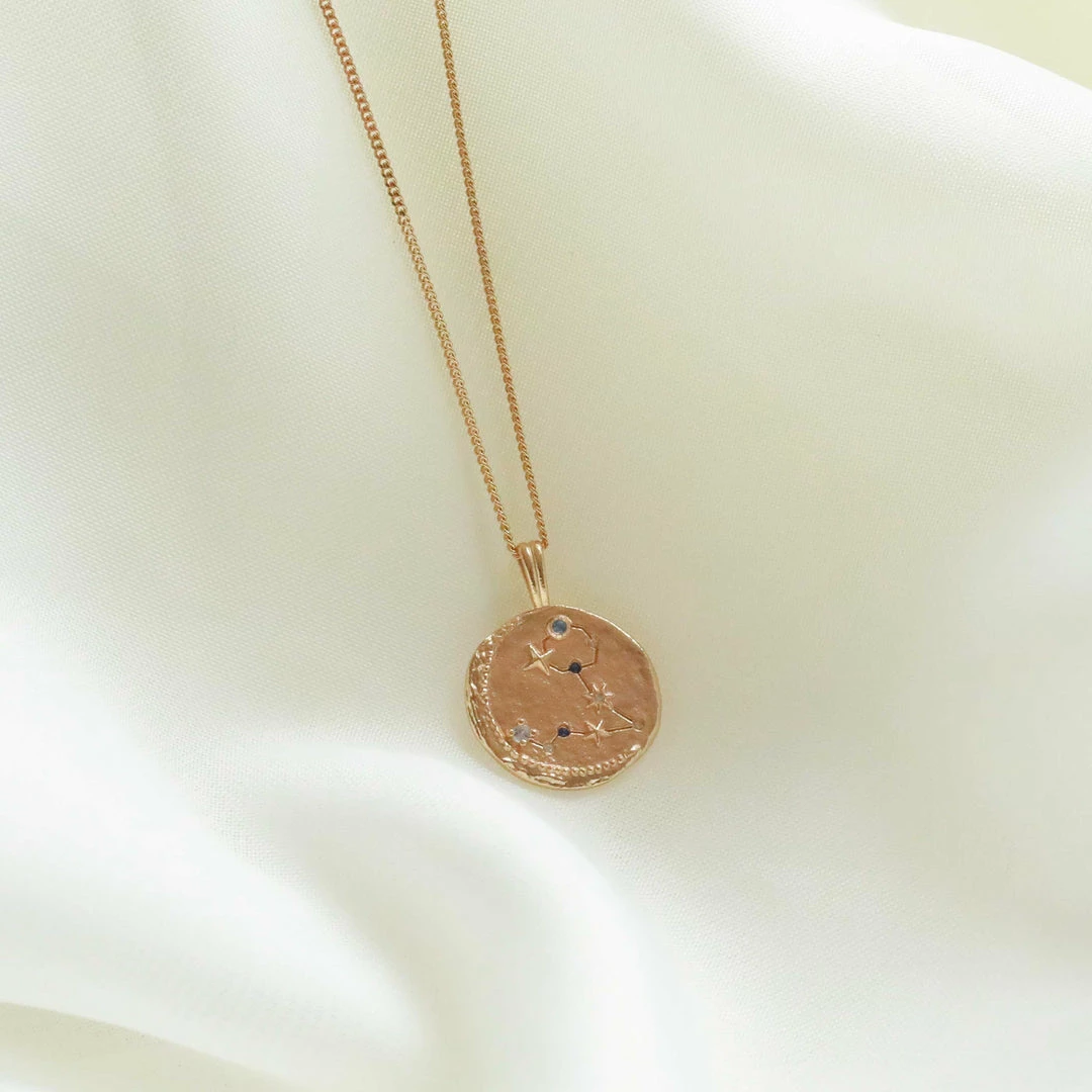 Astrid & Miyu Pisces Zodiac Pendant Necklace In Gold Zodiac Necklaces 8 Astrid & Miyu Pisces Zodiac Pendant Necklace In Gold Zodiac Necklaces