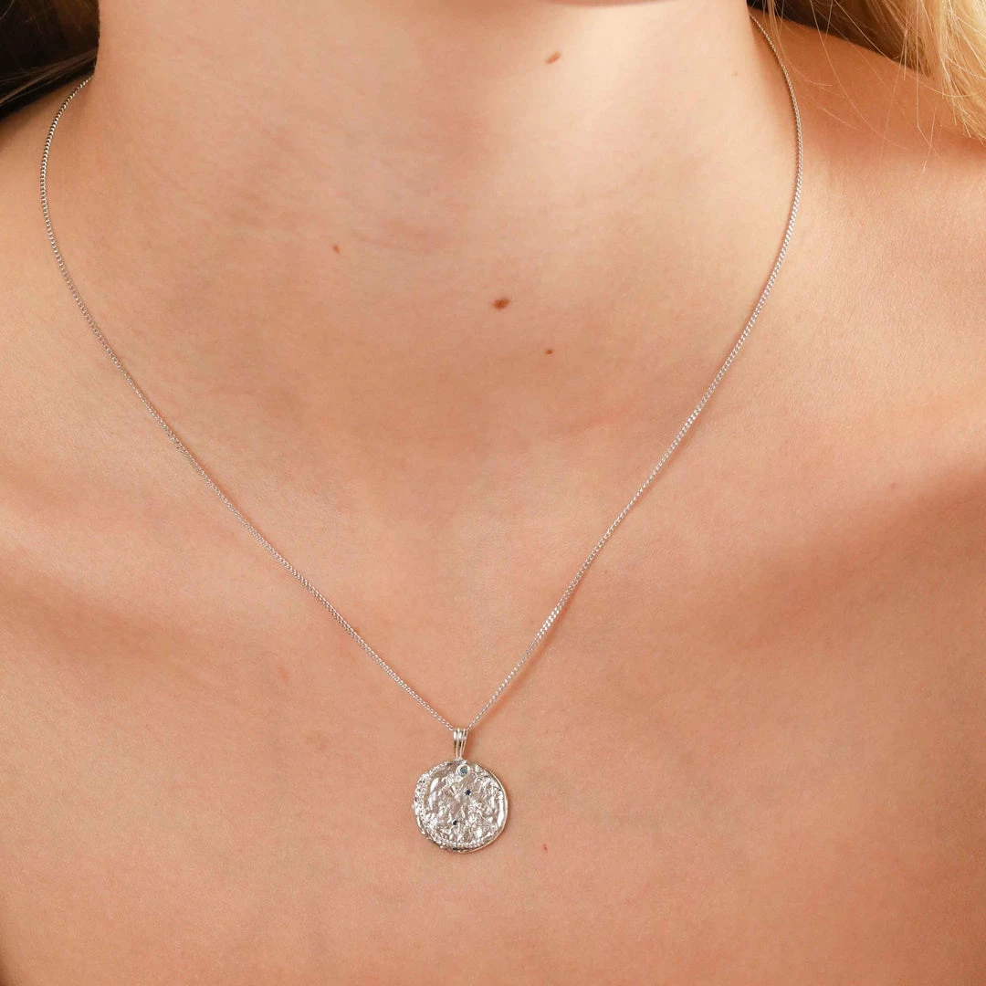 Astrid & Miyu Pisces Zodiac Pendant Necklace In Silver Zodiac Necklaces 9 Astrid & Miyu Pisces Zodiac Pendant Necklace In Silver Zodiac Necklaces