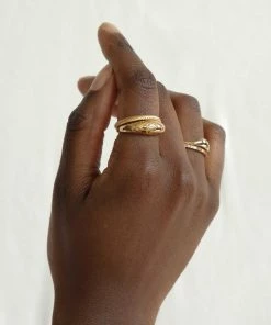 Astridandmiyu Prism Dome Ring In Gold Sale