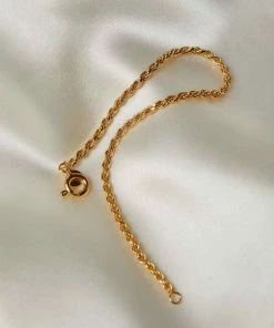 Astrid & Miyu Best Sellers Rope Chain Bracelet In Gold