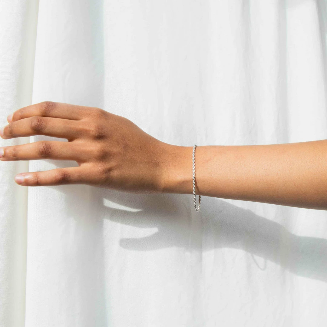 Astrid & Miyu Rope Chain Bracelet In Silver Best Sellers 5 Astrid & Miyu Rope Chain Bracelet In Silver Best Sellers