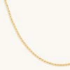Astrid & Miyu Rope Chain Necklace In Gold 1 Astrid & Miyu Rope Chain Necklace In Gold